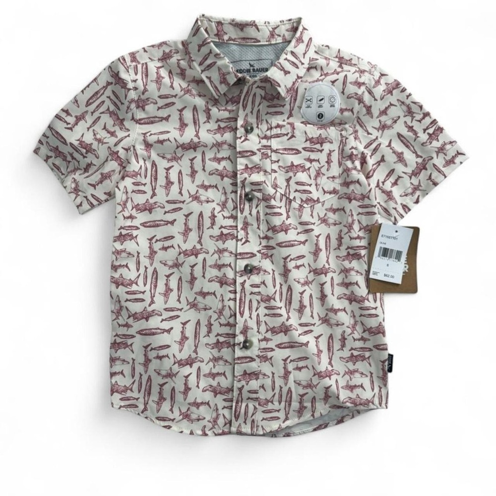 OshKosh & Eddie Bauer Boys NWT Shirt Bundle Size 5 6 - Picture 11 of 15